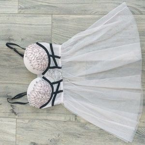 Victoria's secret corset push up nightie